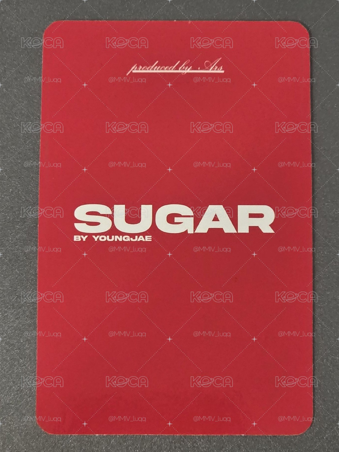 GOT7 YOUNGJAE SUGAR 新那拉 特典卡 