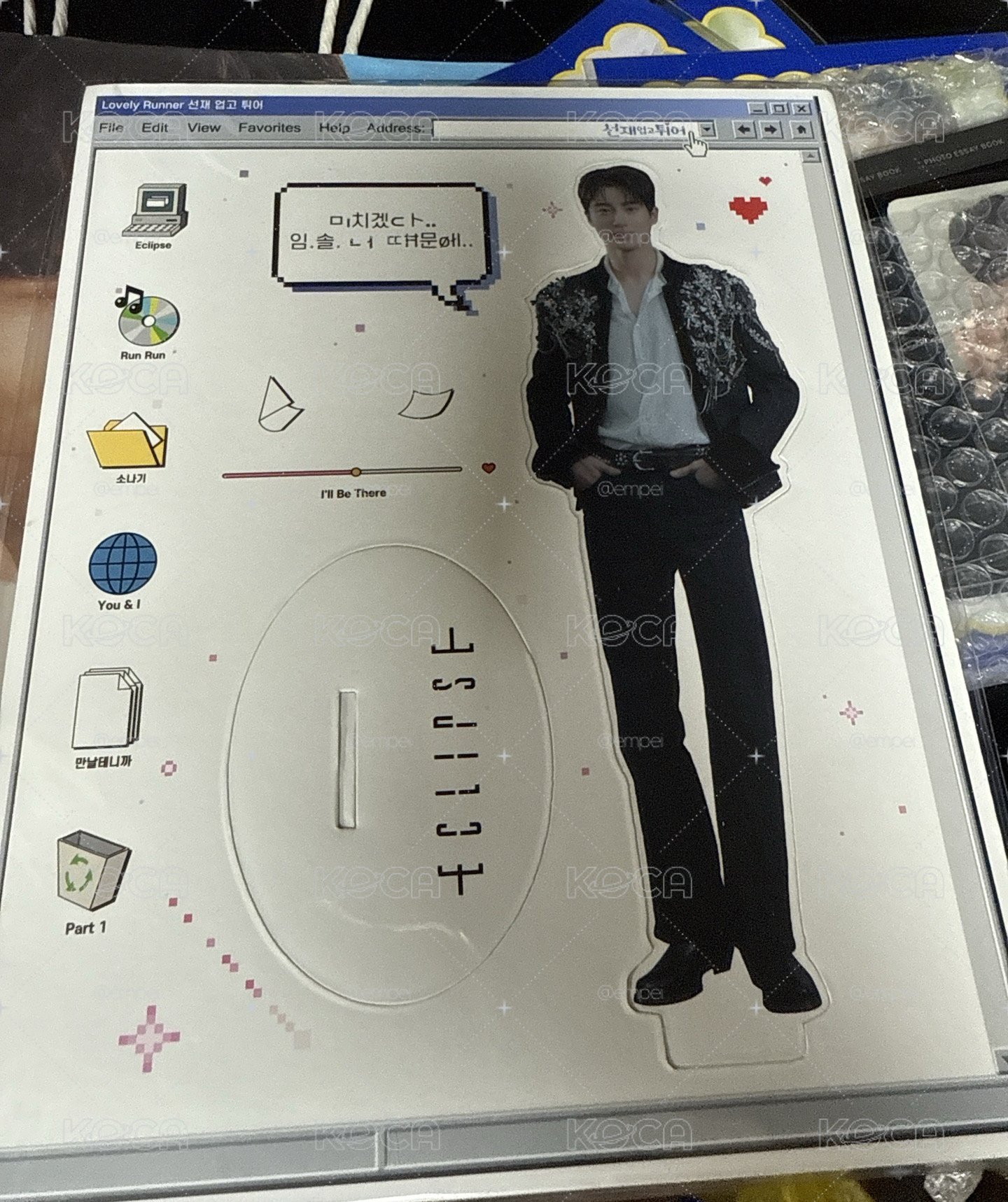 邊佑錫 背著善宰跑 寫真書 全新