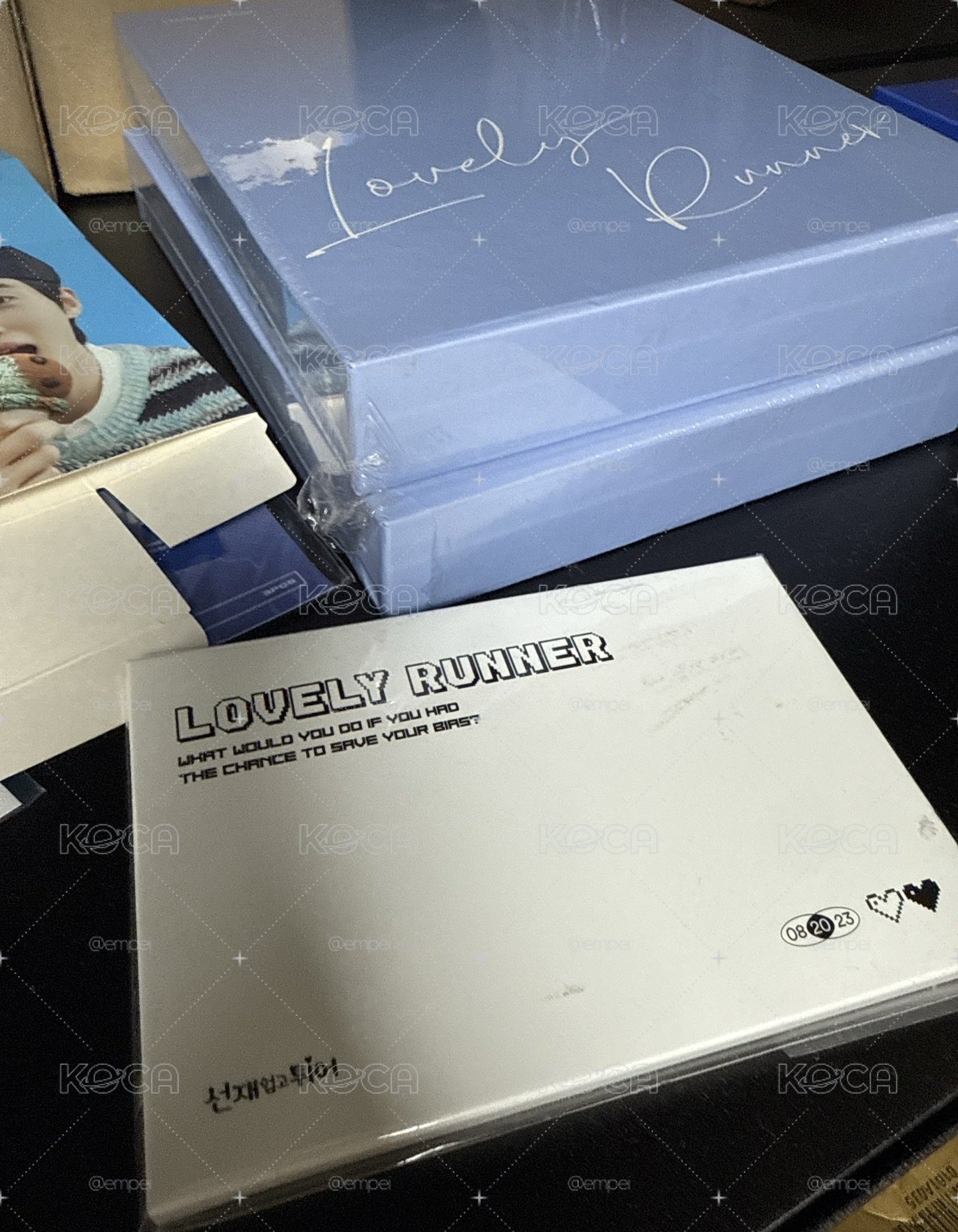 邊佑錫 盒裝 拍立得組 全新