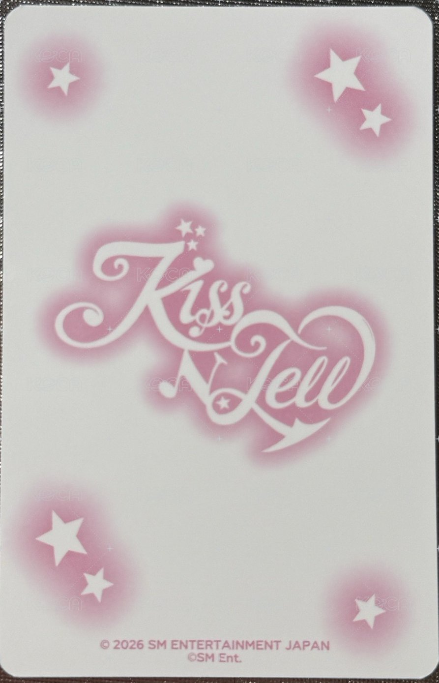 KISS N TELL 快閃 滿額卡  背面