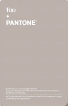 PANTONE 筆記本 周邊卡  背面