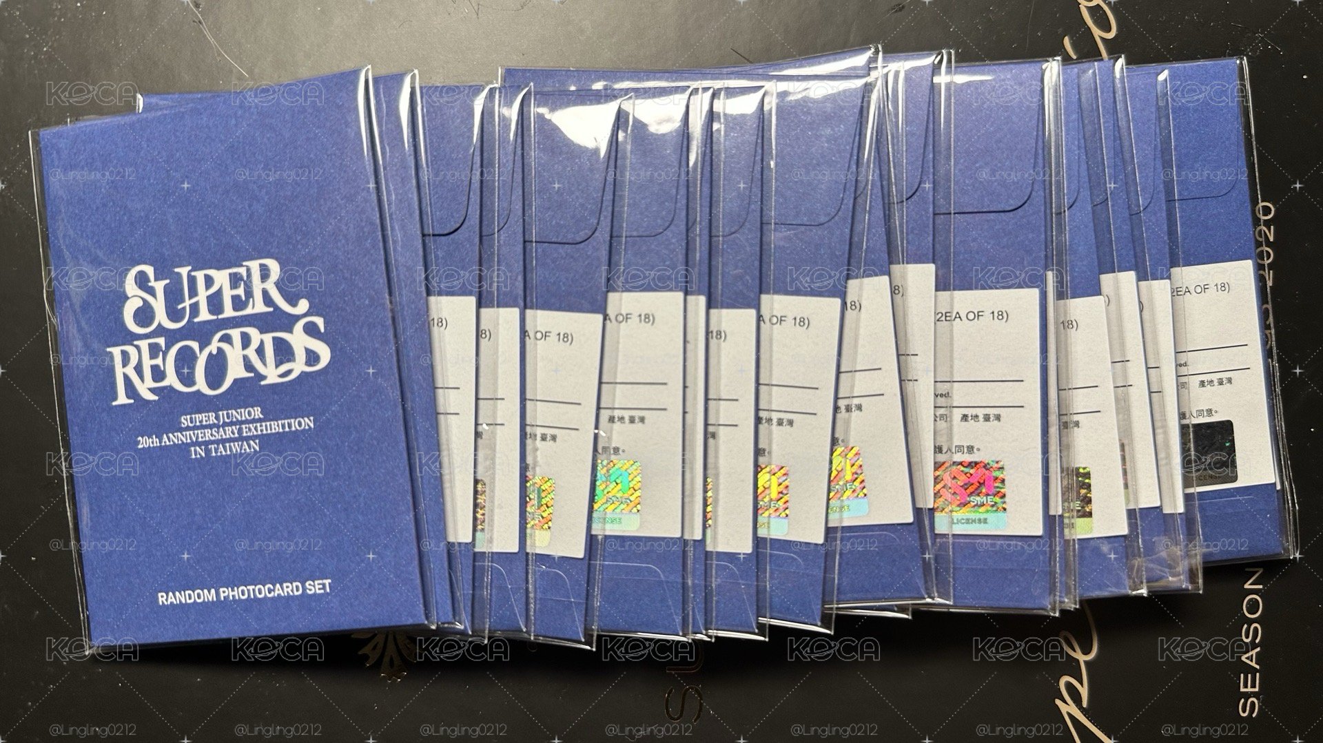 Super records 展覽卡包 台灣限定 全新未拆