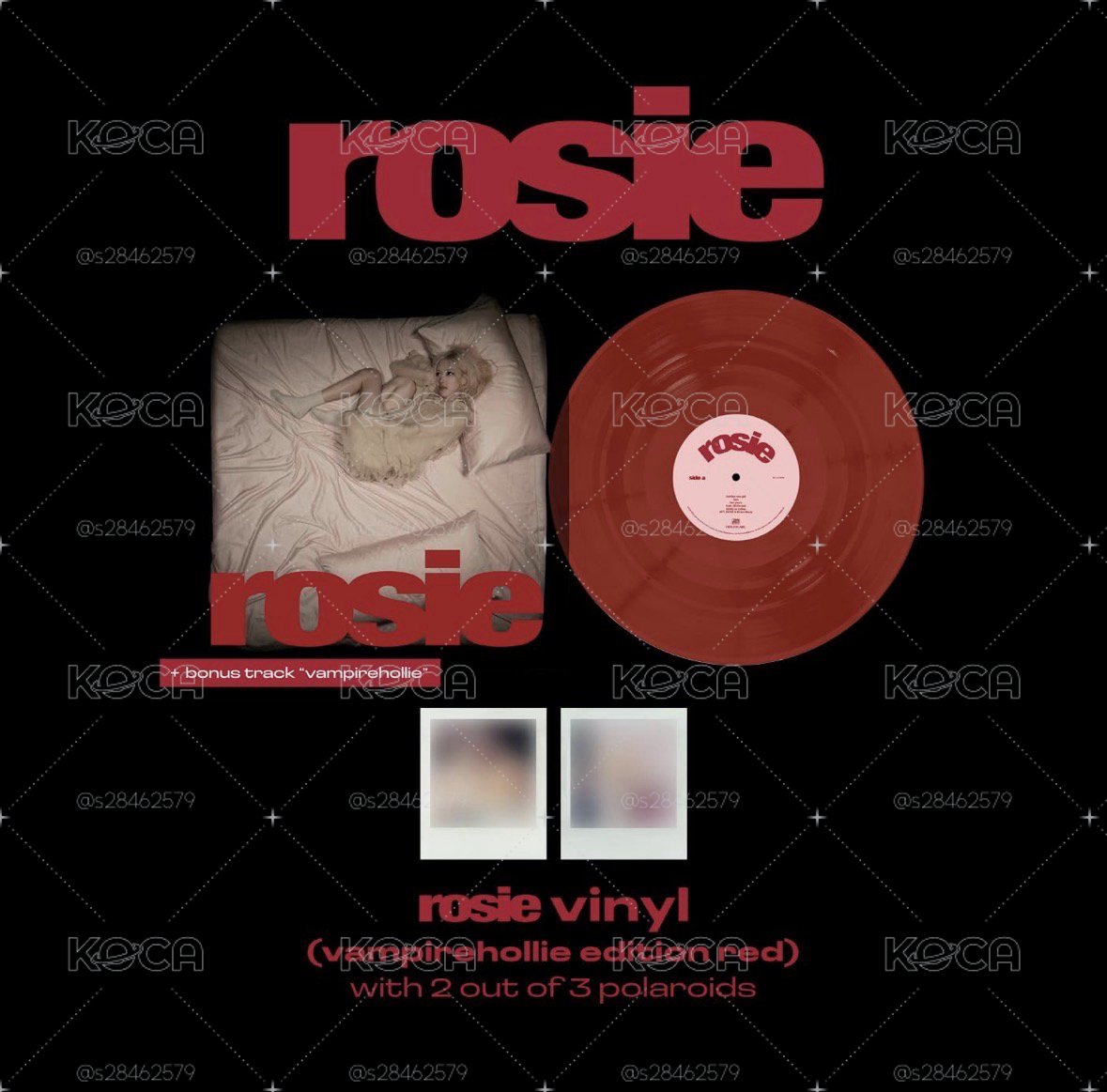 ROSE-Rosie 1 st Studio Album LP Vinyl
