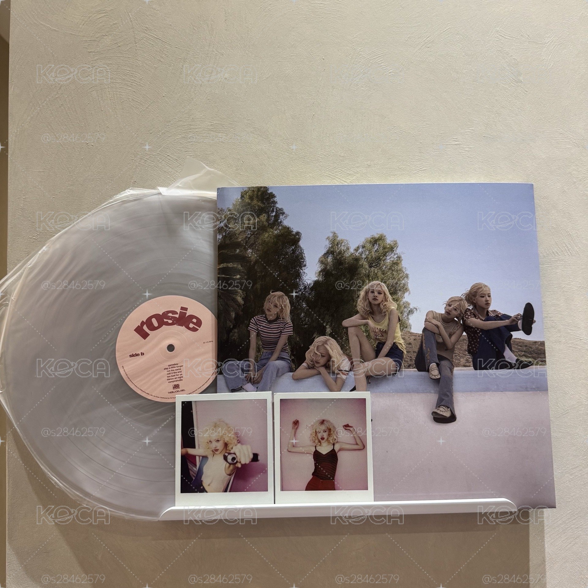ROSE - Rosie 1 st Studio Album LP Vinyl