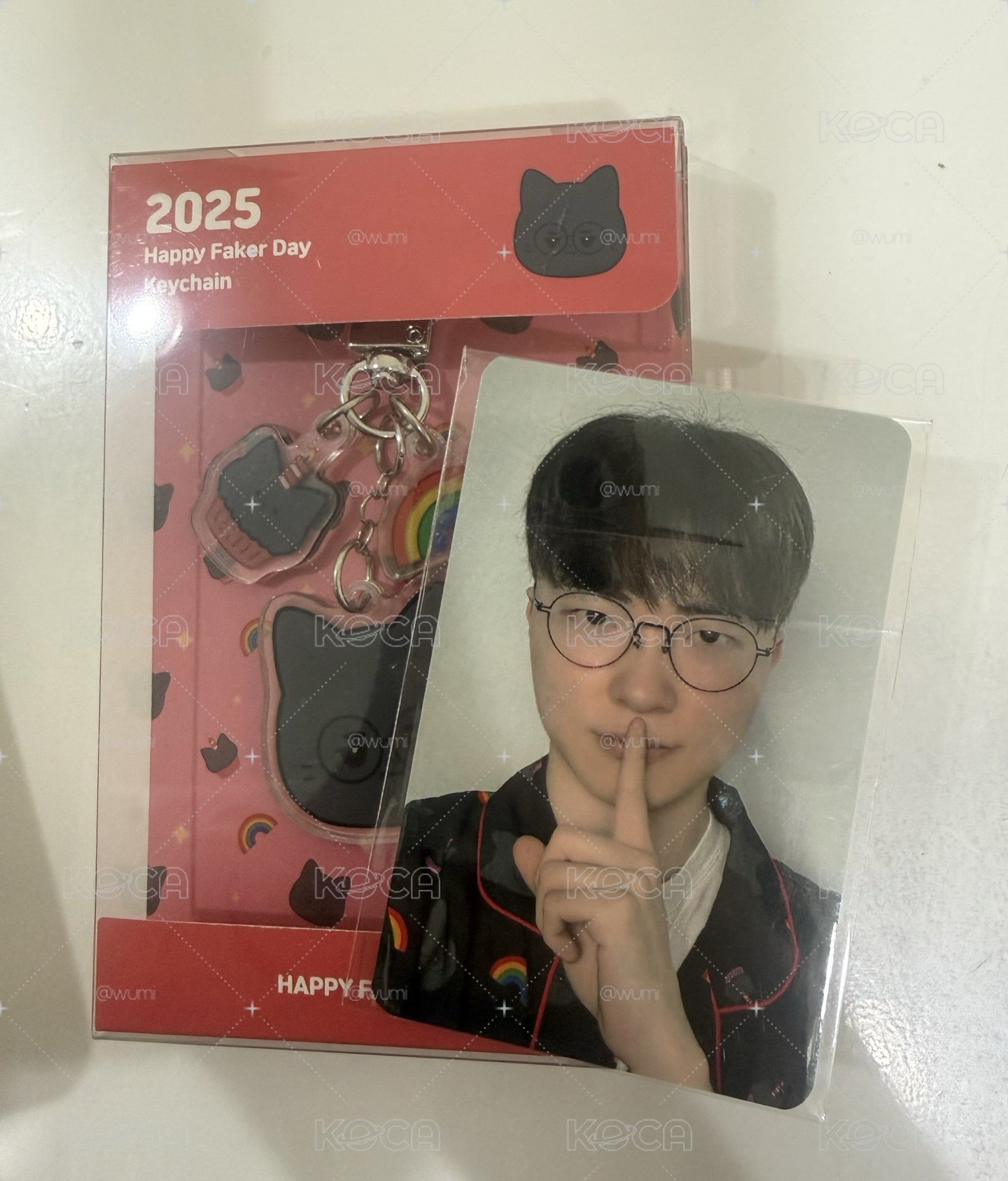 2025 FAKER 生日鑰匙圈（附小卡）