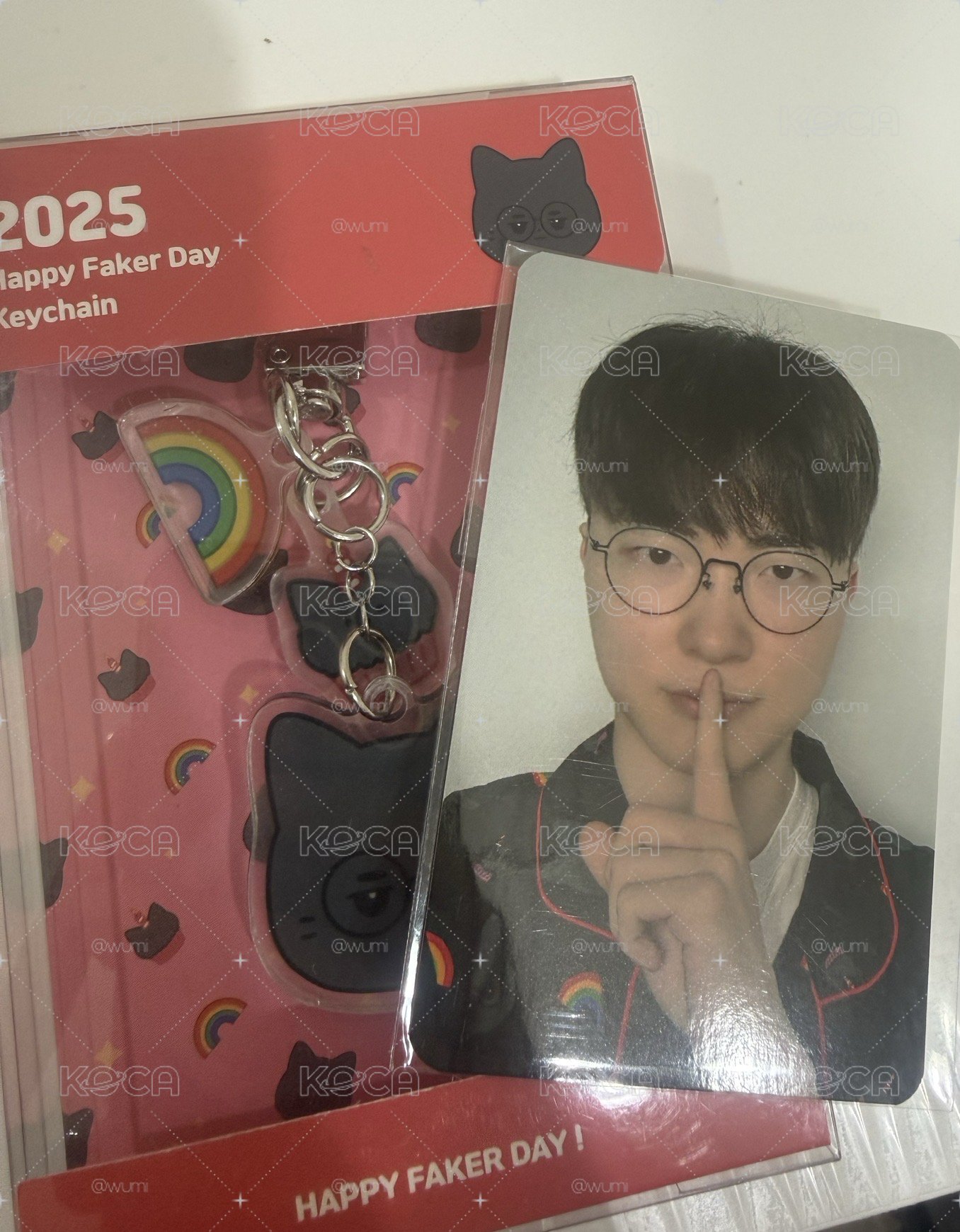 2025 FAKER 生日鑰匙圈（附小卡）