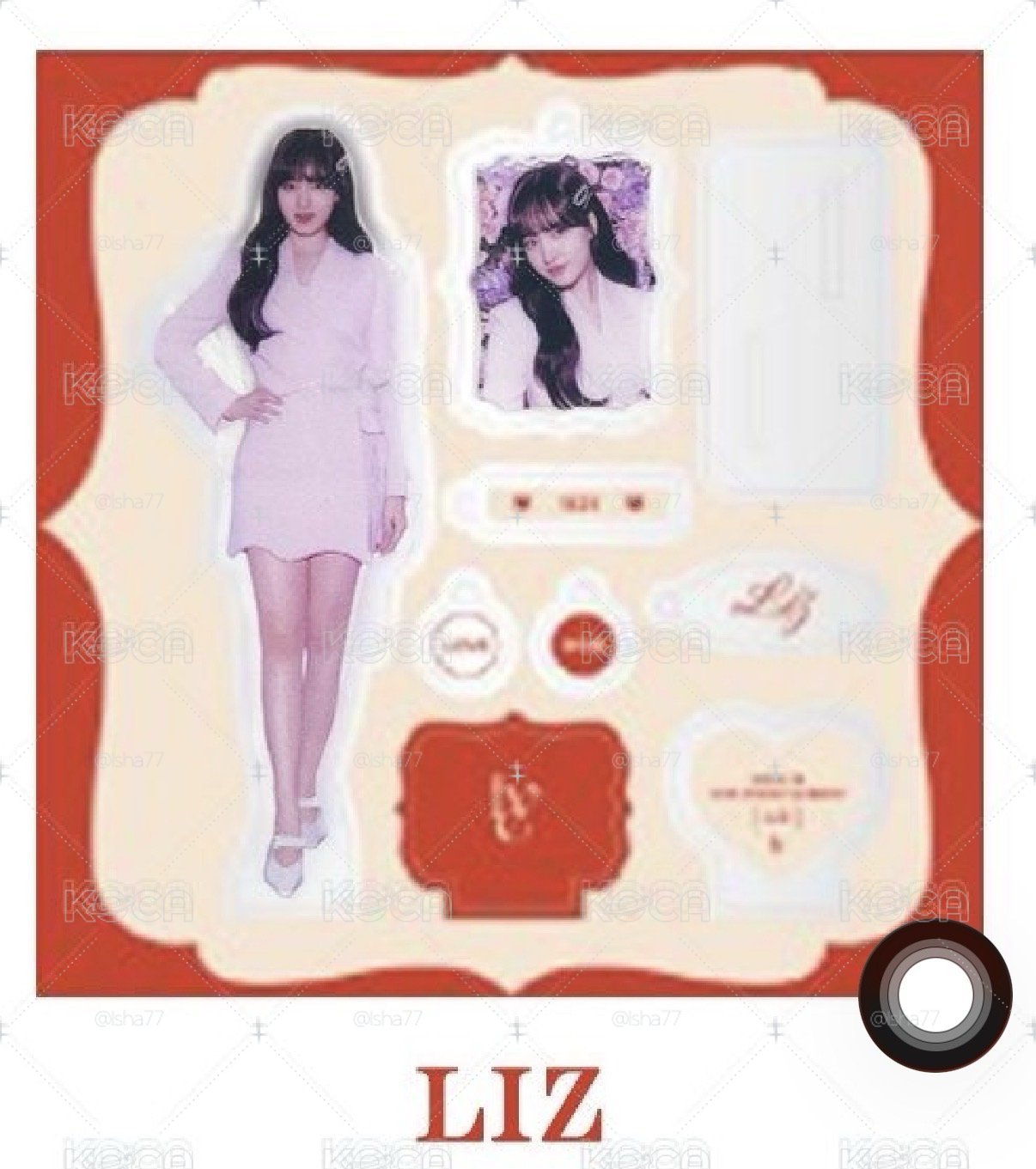 Liz已絕版立牌 會送栗卡