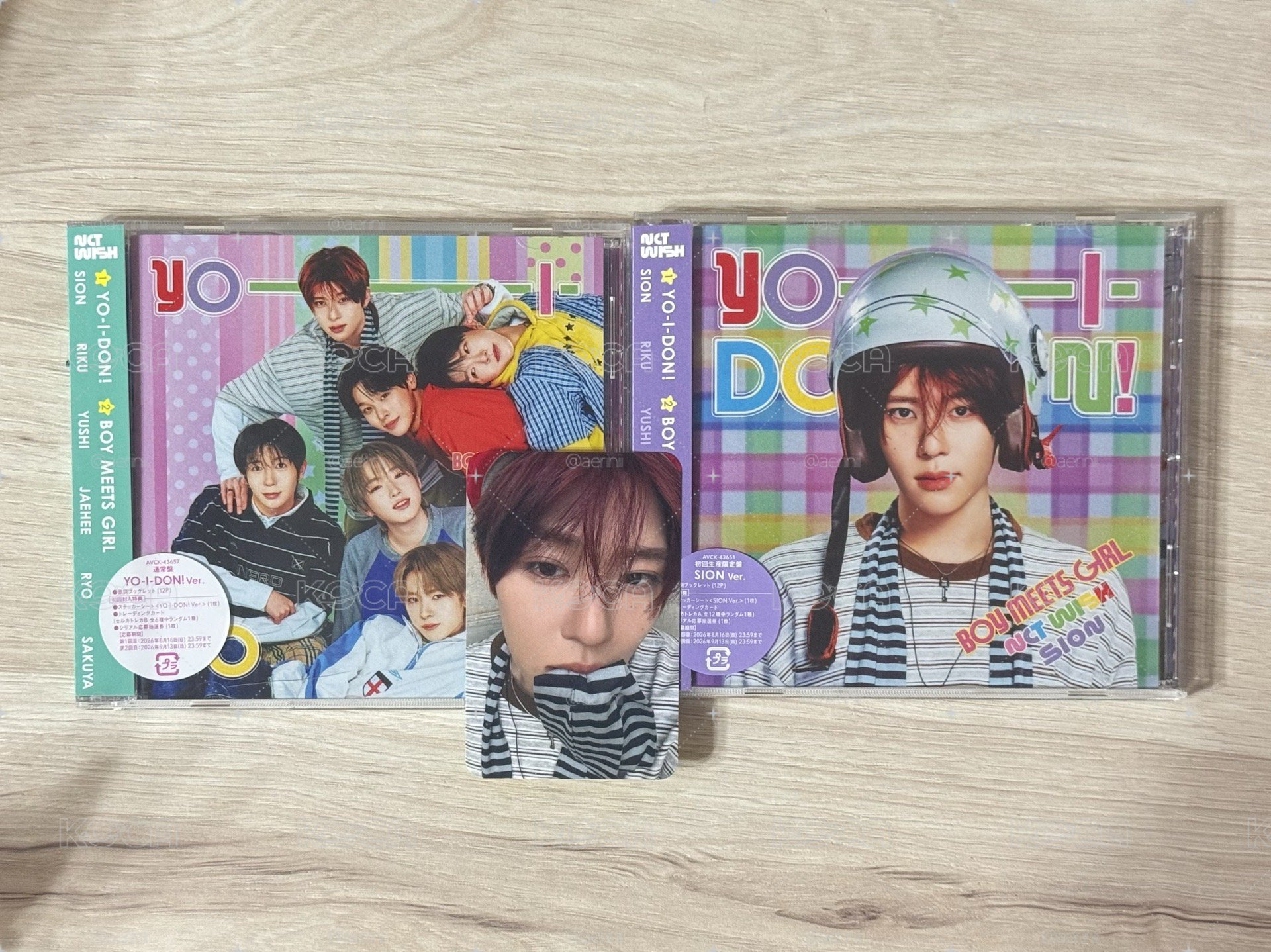 NCT WISH yoidon日專+是溫單封