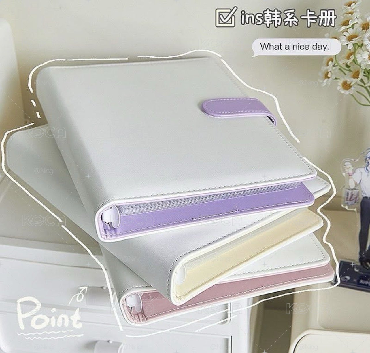 上圖2手全白卡冊+內頁40。 4宮格