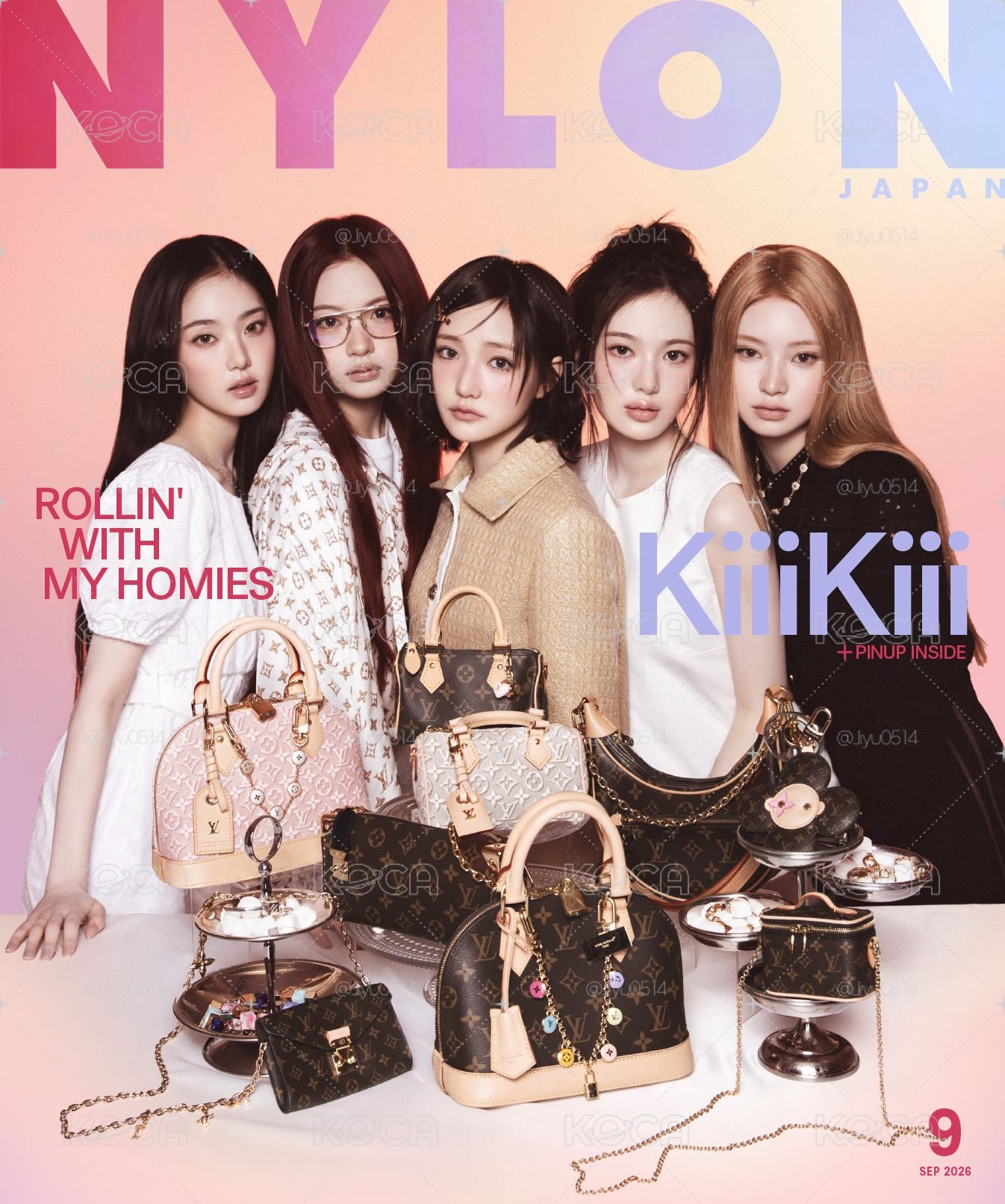 [現貨] KiiiKiii 日雜 封面 Nylon Japan 2026年 9月號