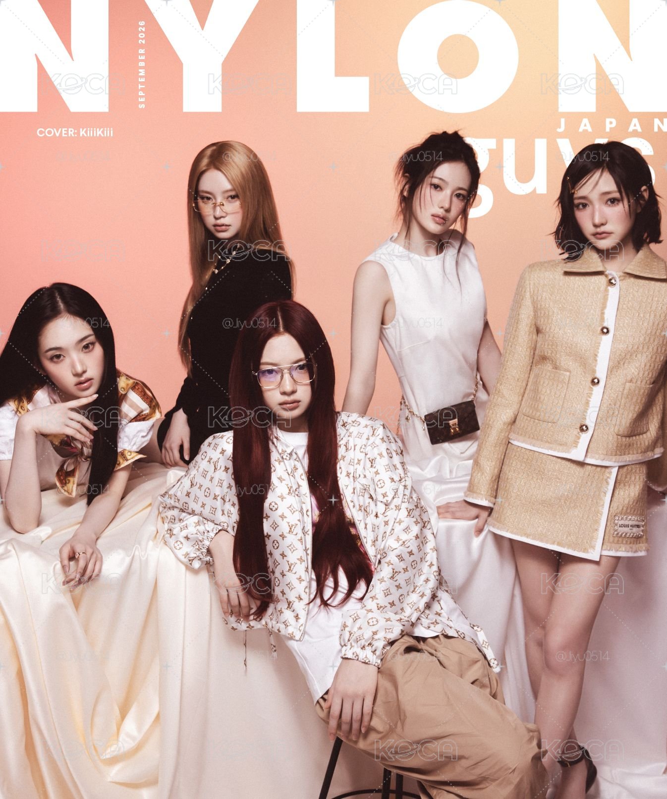 [預購] KiiiKiii 日雜 Nylon Japan 9月號 封面