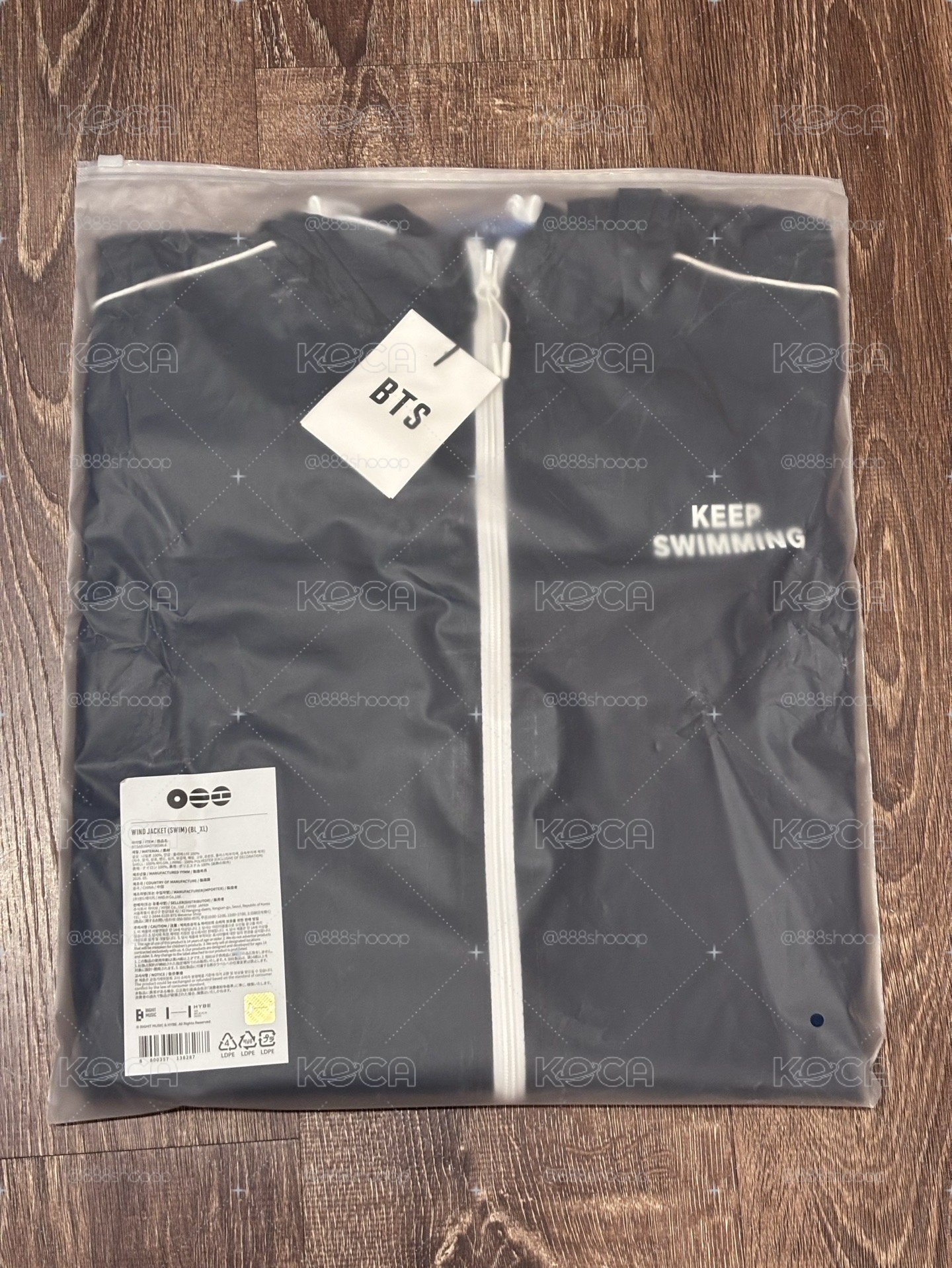 BTS SWIM Wind Jacket風衣外套 (XL)