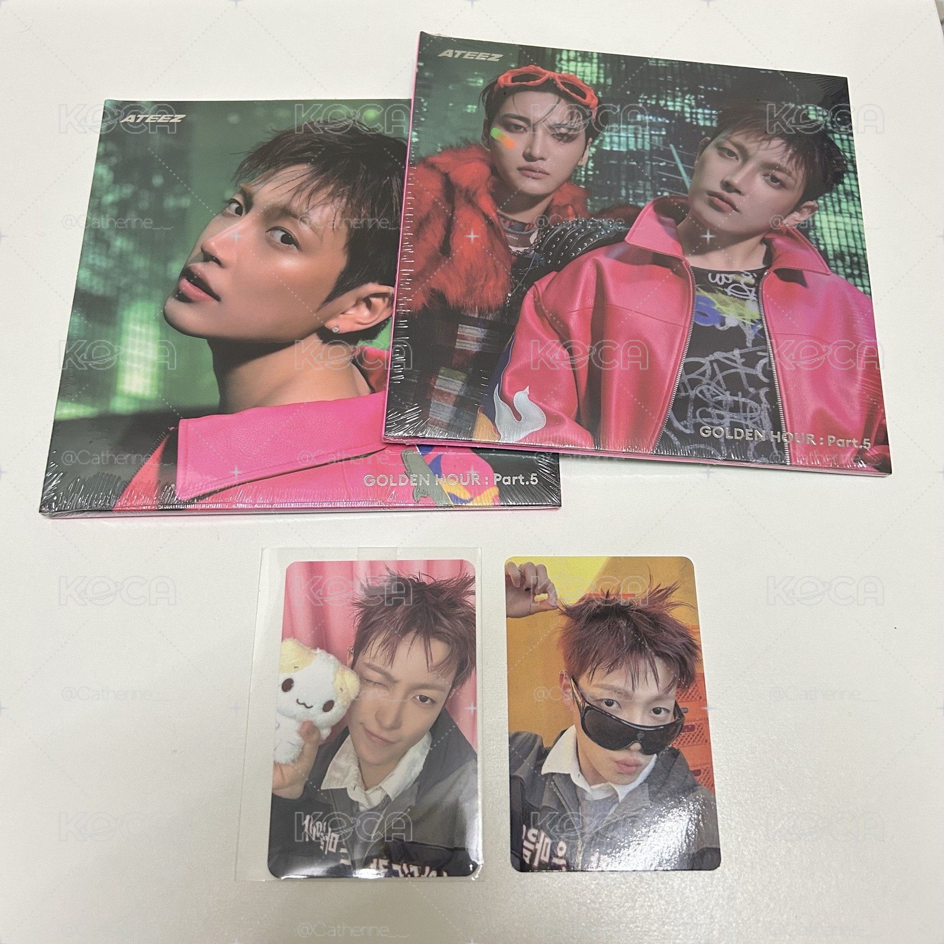 ATEEZ GH5單封+幸運卡+吊飾專卡