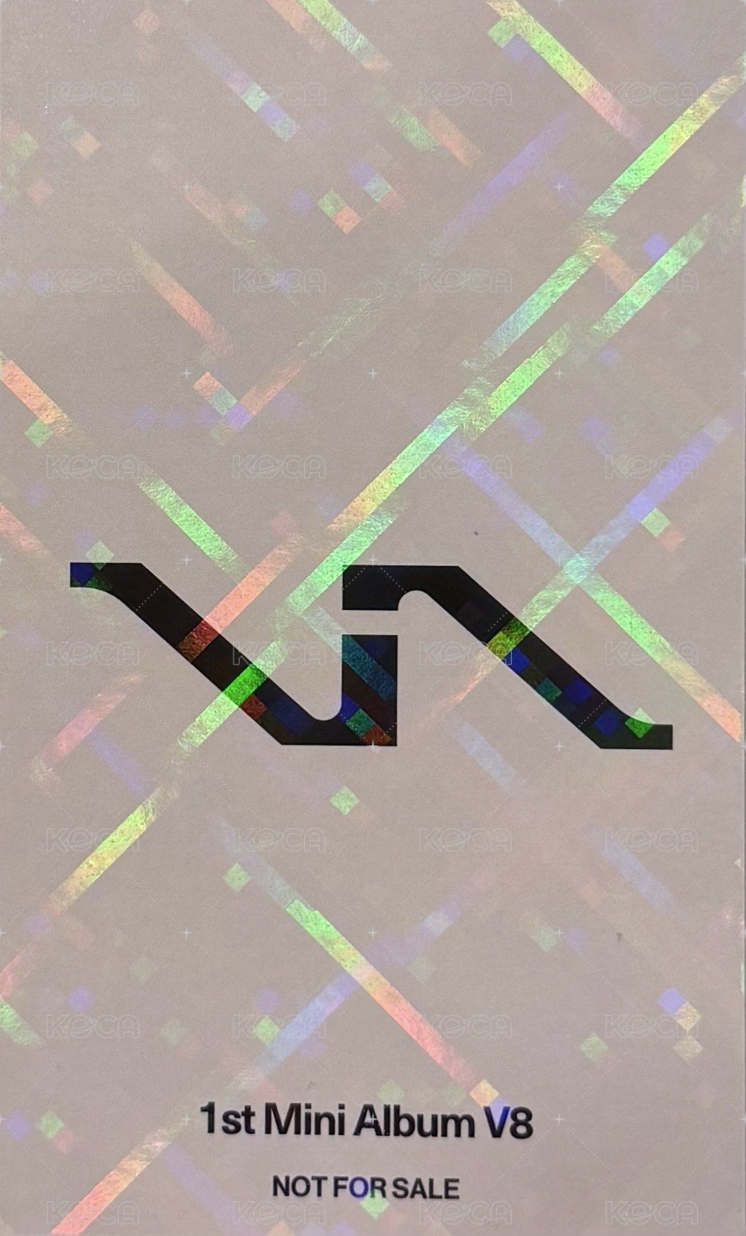 ‘V8’ 環球 抽選卡  背面