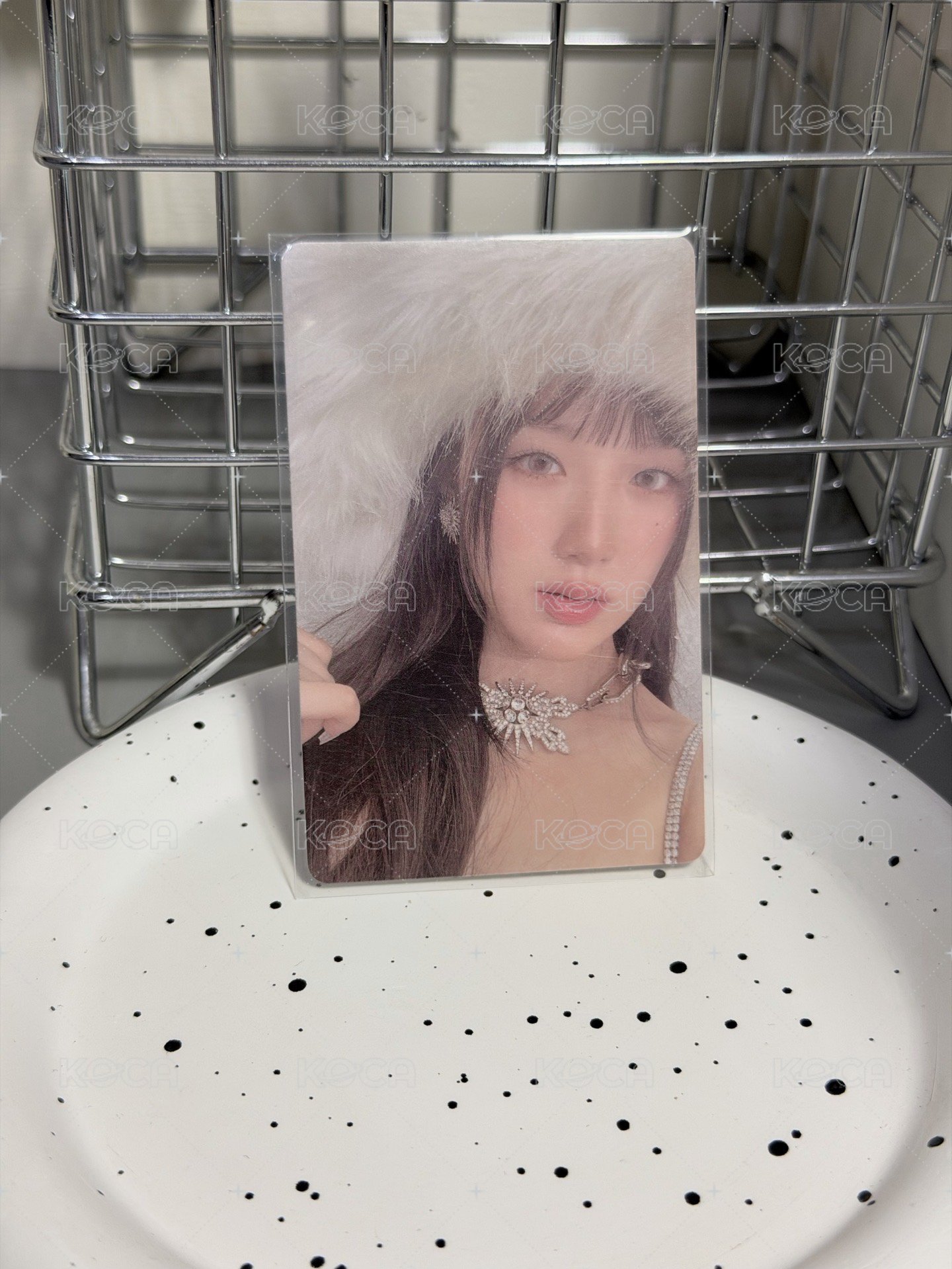 雪帽 摸頭髮