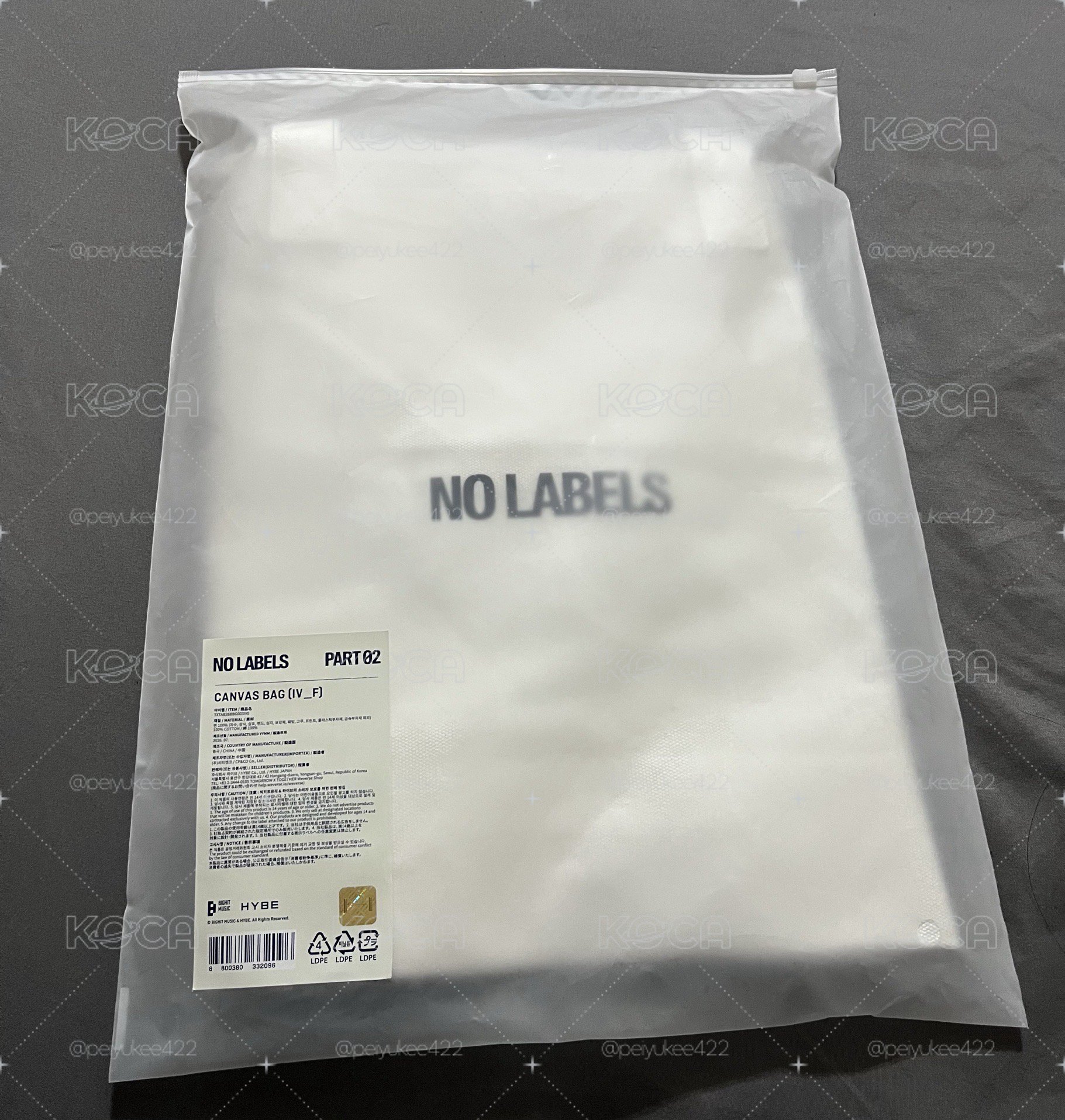 TXT 然竣 快閃店 帆布包 托特包