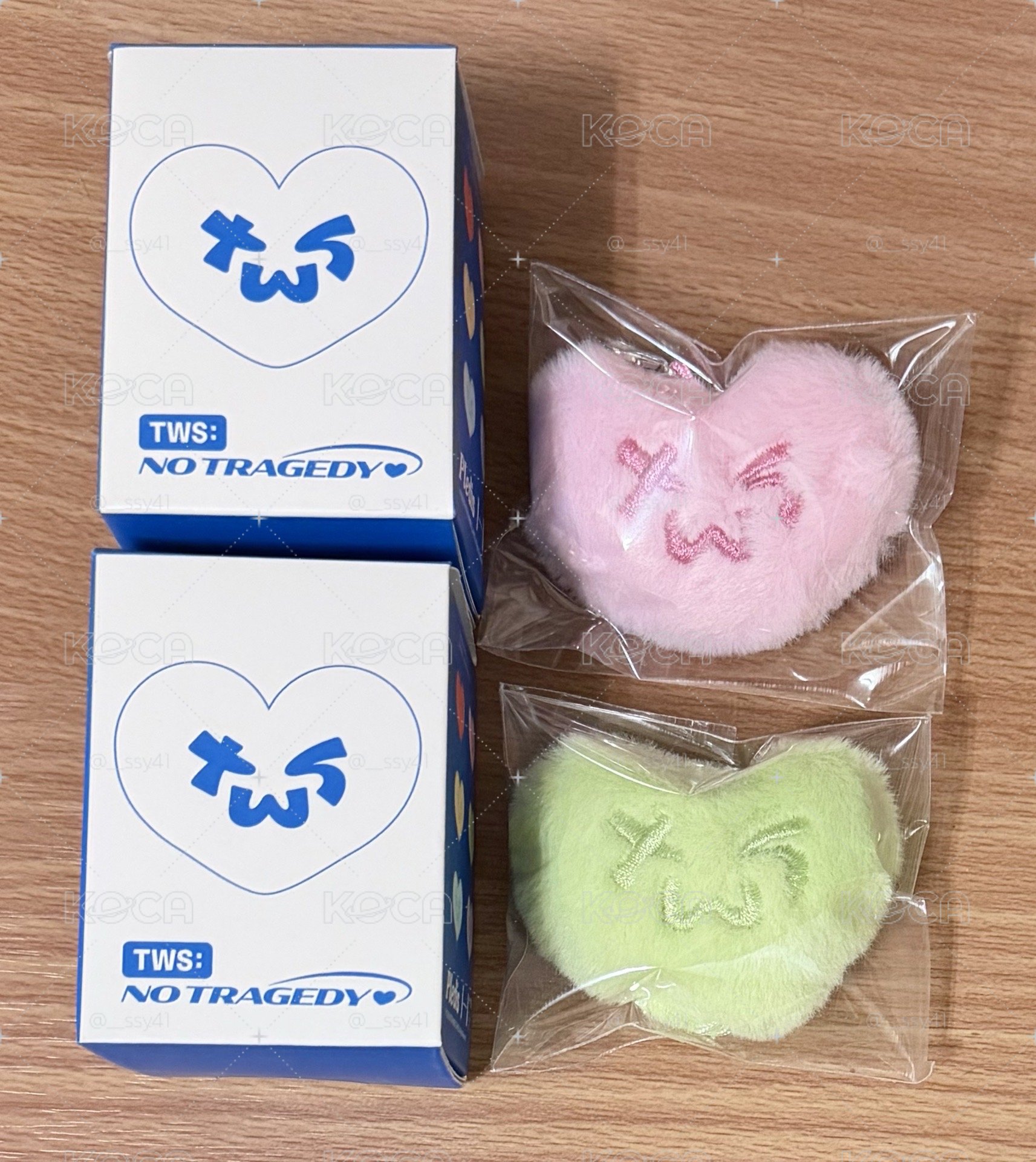 TWS 迷五快閃店小愛心吊飾