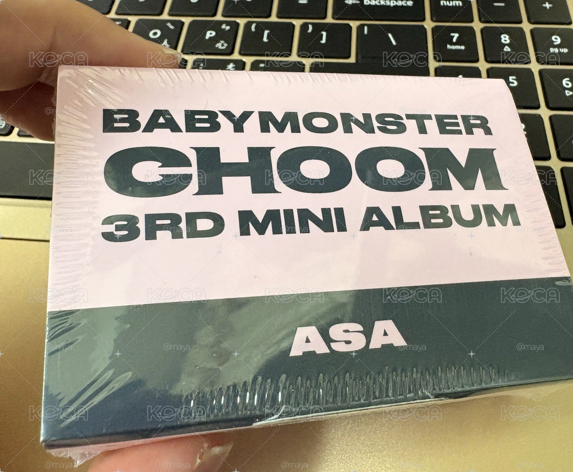 BABYMONSTER ASA Monster Key Mini3 娃專 全新未拆 鑰匙扣專