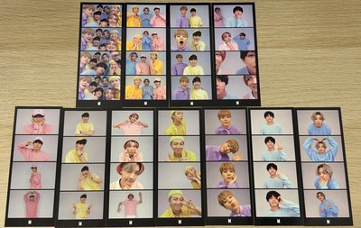 BTS 8週年禮盒組（四格卡、紙房子、摺頁、明信片）