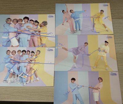 BTS 8週年禮盒組（四格卡、紙房子、摺頁、明信片）