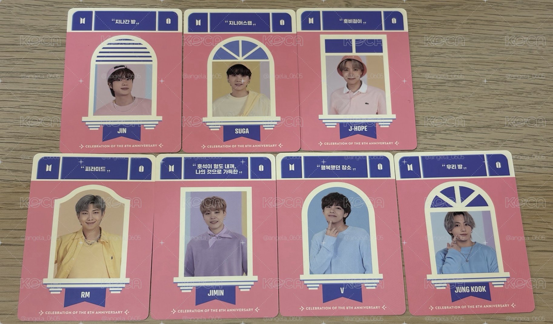 BTS 8週年禮盒（周邊卡D3）