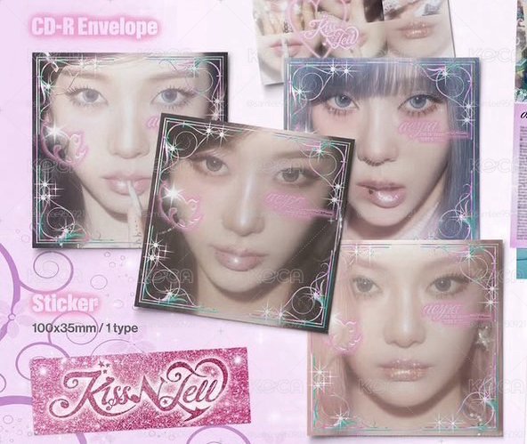 Kiss N tell poster ver. 冬柚封