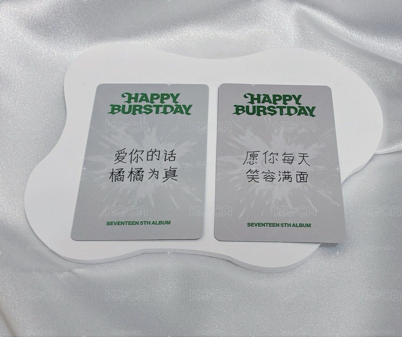 寛率 十週年 中文卡背