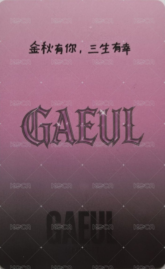 KNIGHT雜誌 雜誌卡  背面