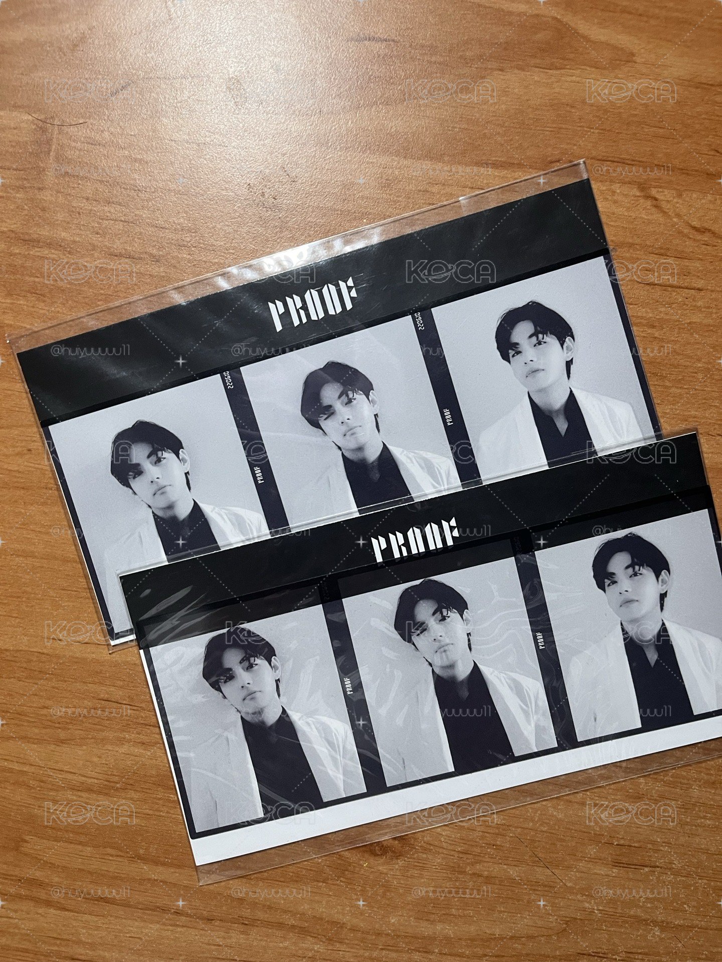 Bts proof 金泰亨三格卡