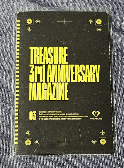 TREASURE 3rd ANNIVERSARY MAGAZINE YOON JAEHYUK 🦁