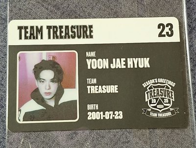 TREASURE 2025 SEASON’S GREETINGS YOON JAEHYUK 🦁