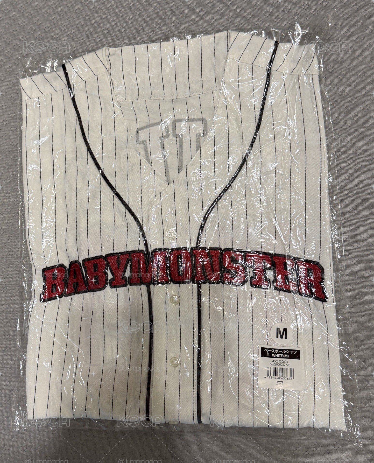 BABYMONSTER BATTER UP 球衣白M