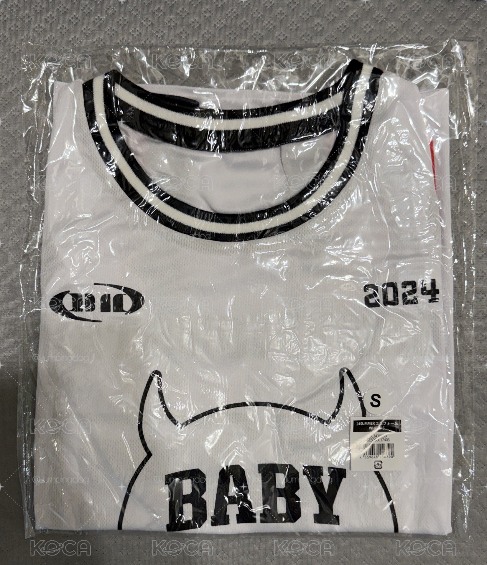 BABYMONSTER 24 SUMMER 夏季球衣S白