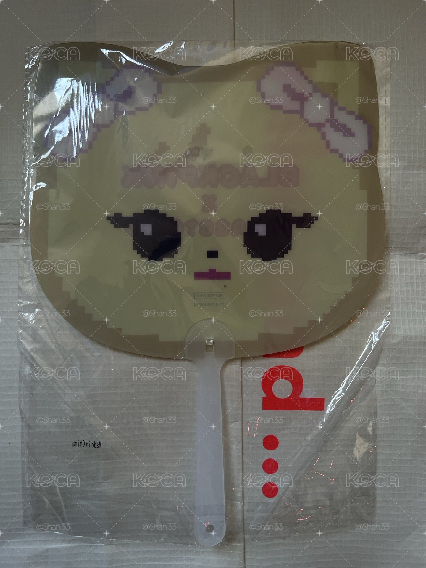 BLACKPINK塔麻可吉 肉 滿額卡+扇子