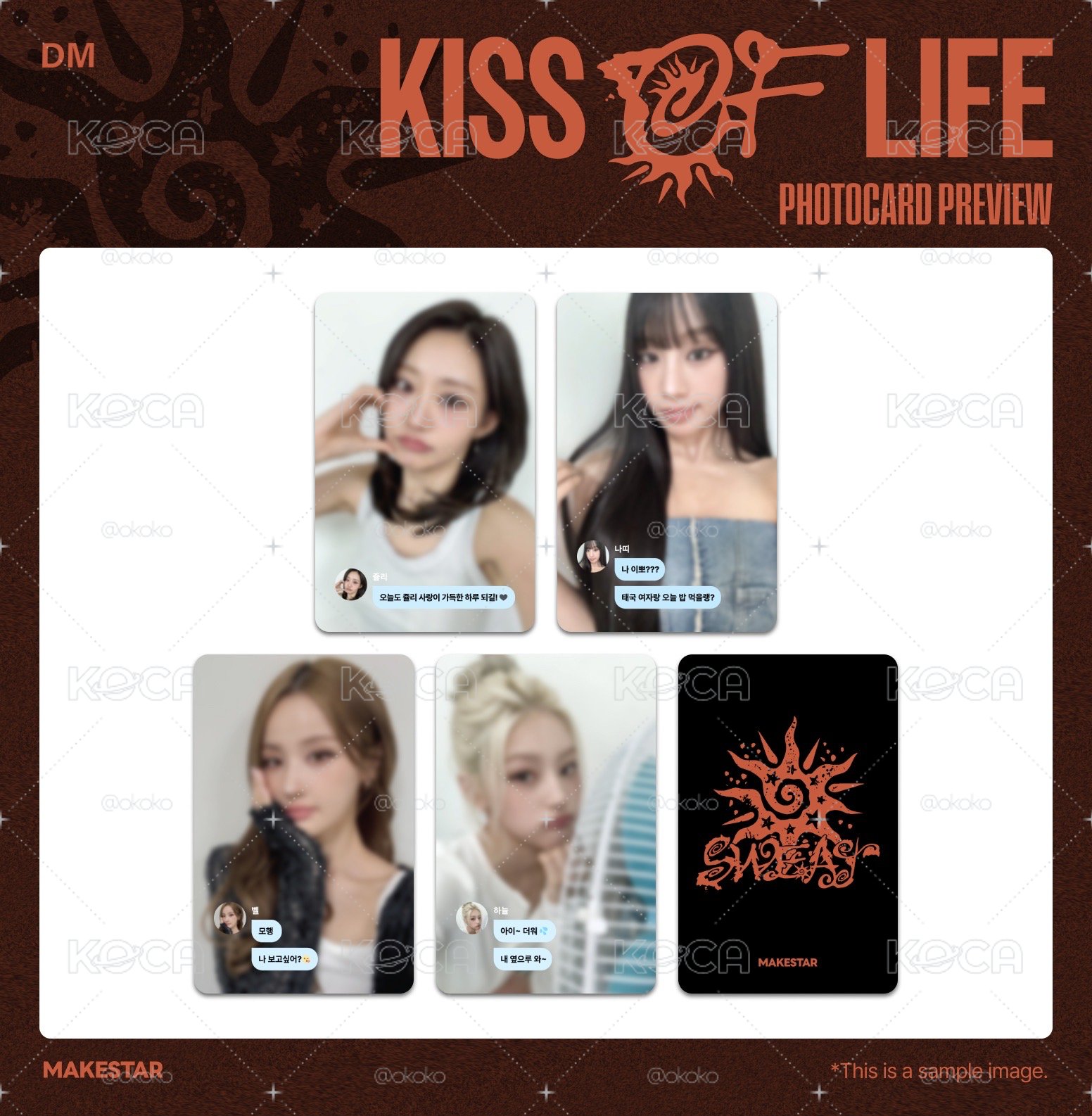 KISS OF LIFE ms線下DM ver.一卡一pc專