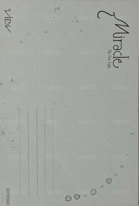 Miracle : The First Light Amazon JP 特典卡  背面