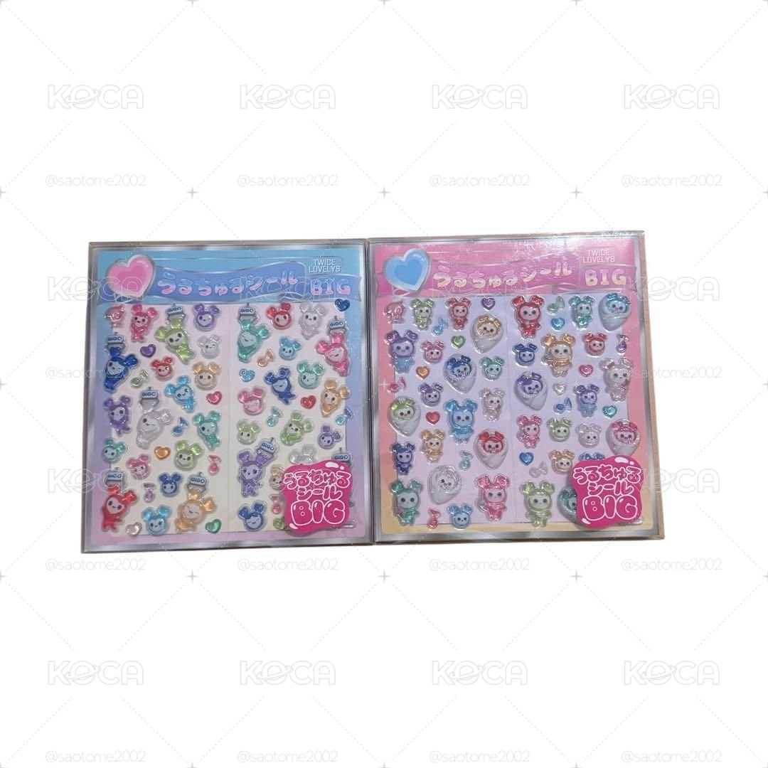 🎀寄送途中🎀TWICE GIGO立體貼紙兩張不拆售