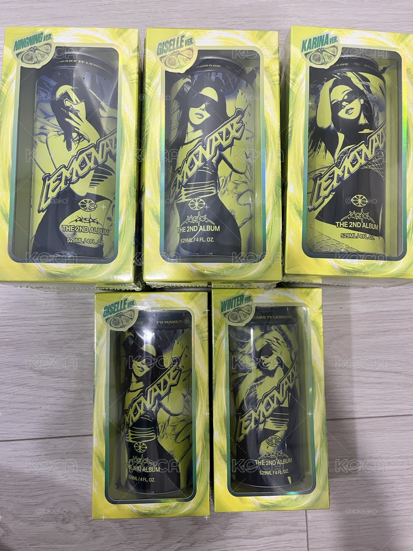 aespa 正規二輯 ’LEMONADE‘ CAN.ver 現貨