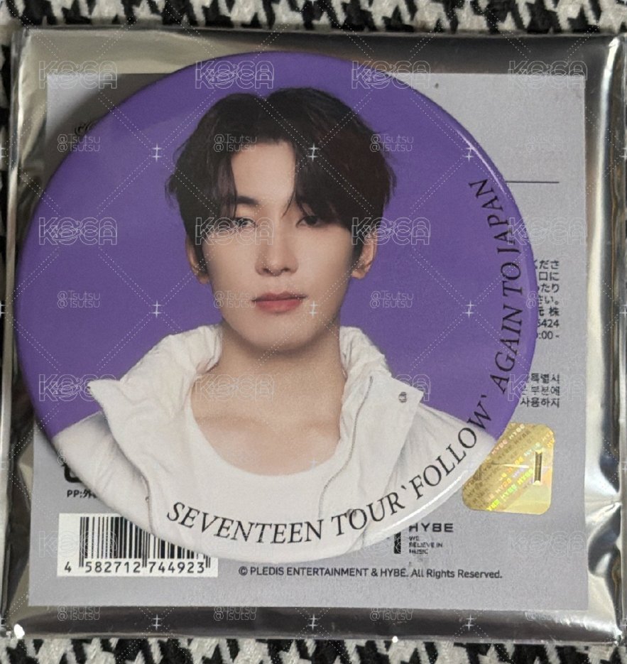 【現貨含小說 一日左右出貨】seventeen follow again 日巡 全圓佑 徽章 小說