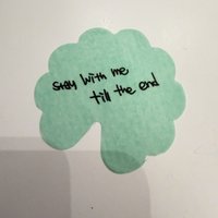 stay with me till the end