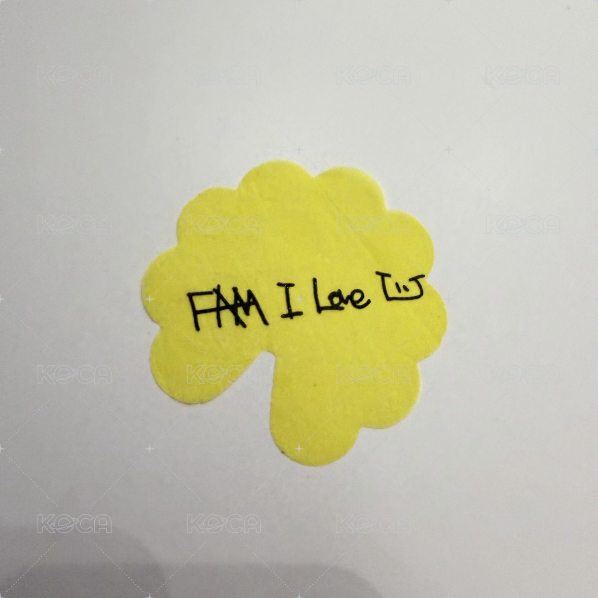黃/FAM ILOVE U