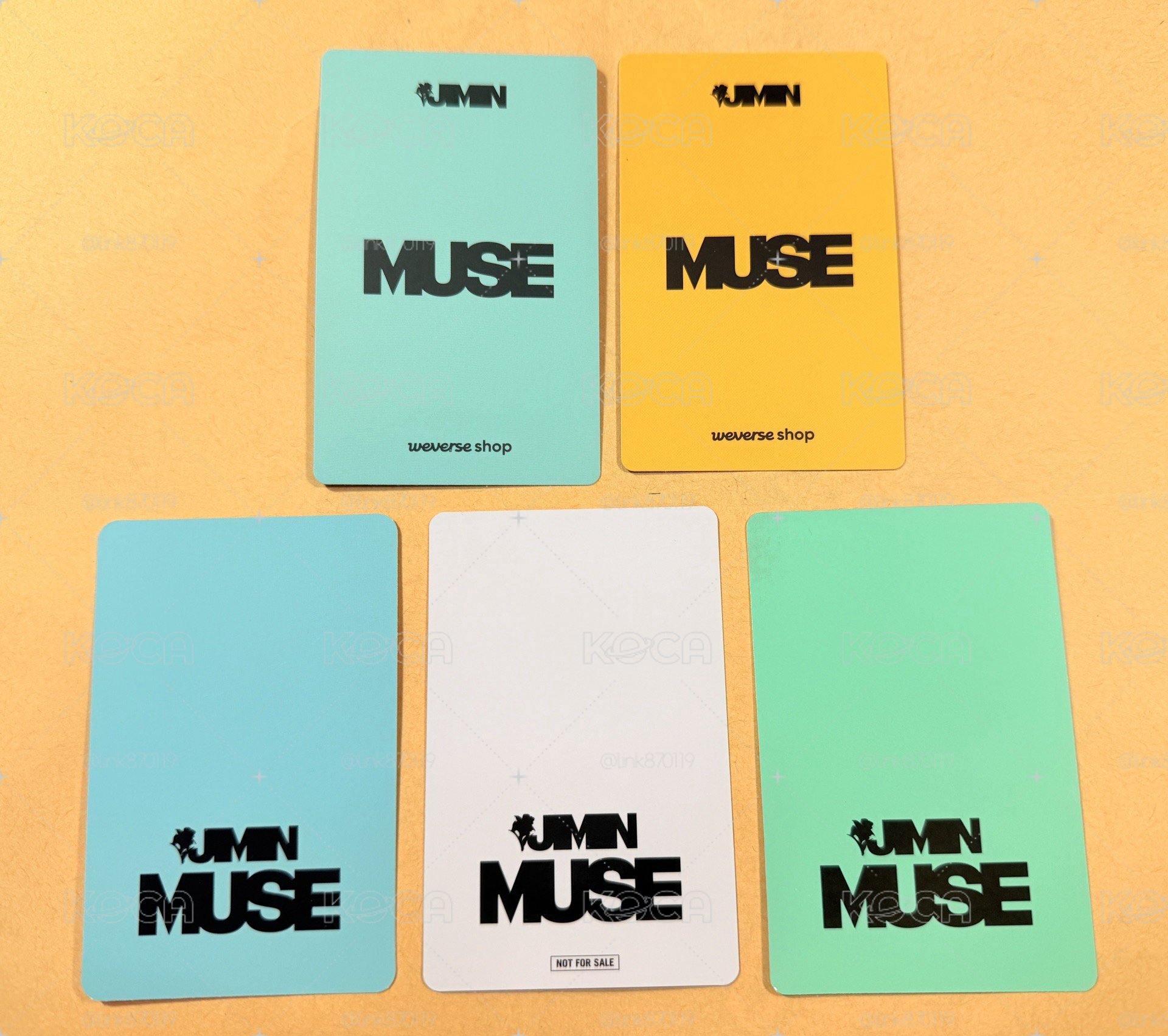 JIMIN MUSE WVS 環球 特典卡 專輯卡