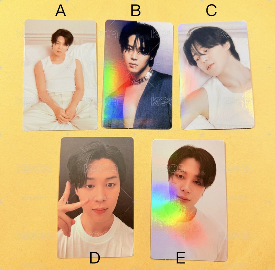 JIMIN FACE WVS 日咖 特典卡 專輯卡