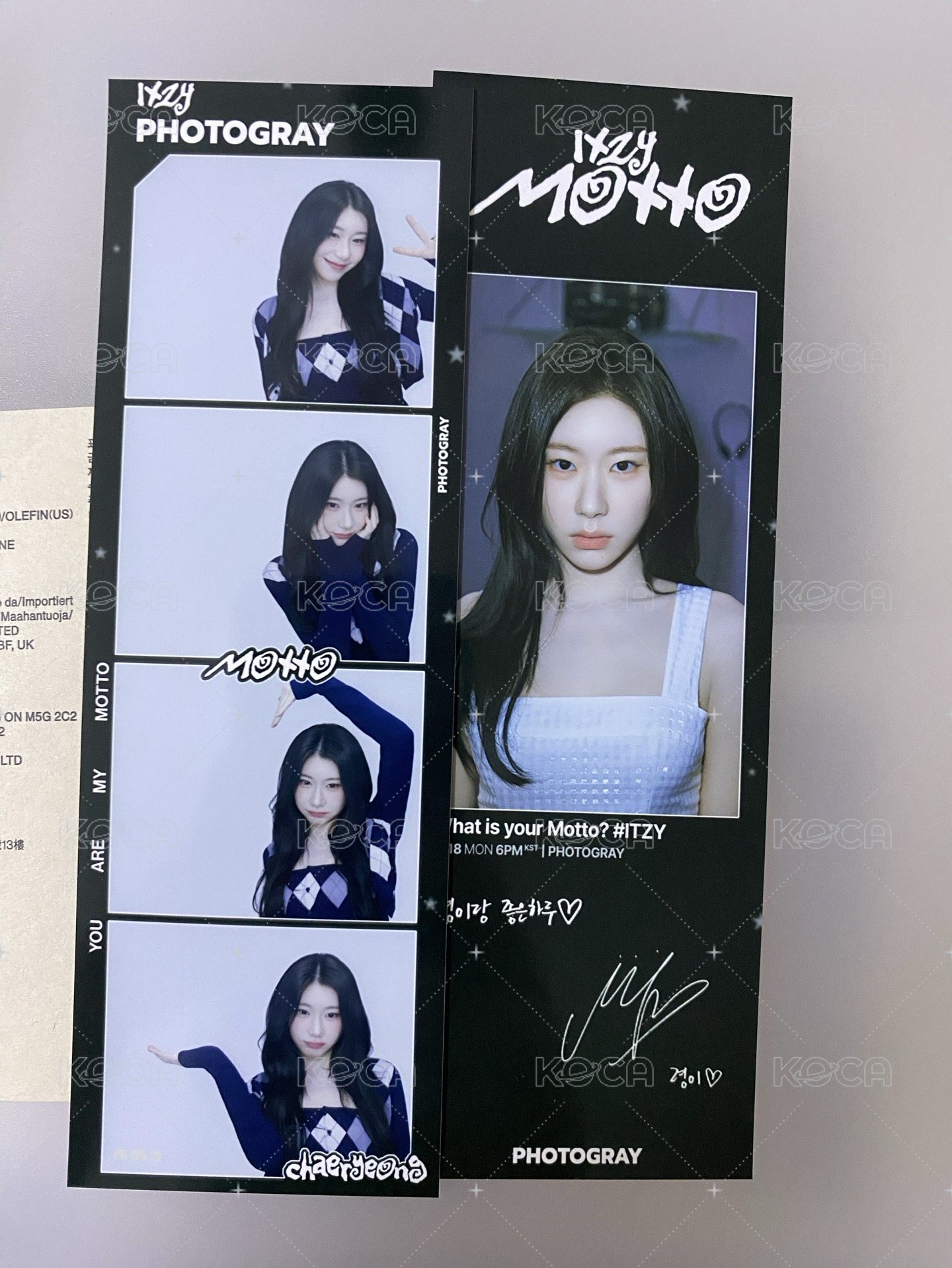Motto 迷十二 PHOTOGRAY 人生四格卡  
