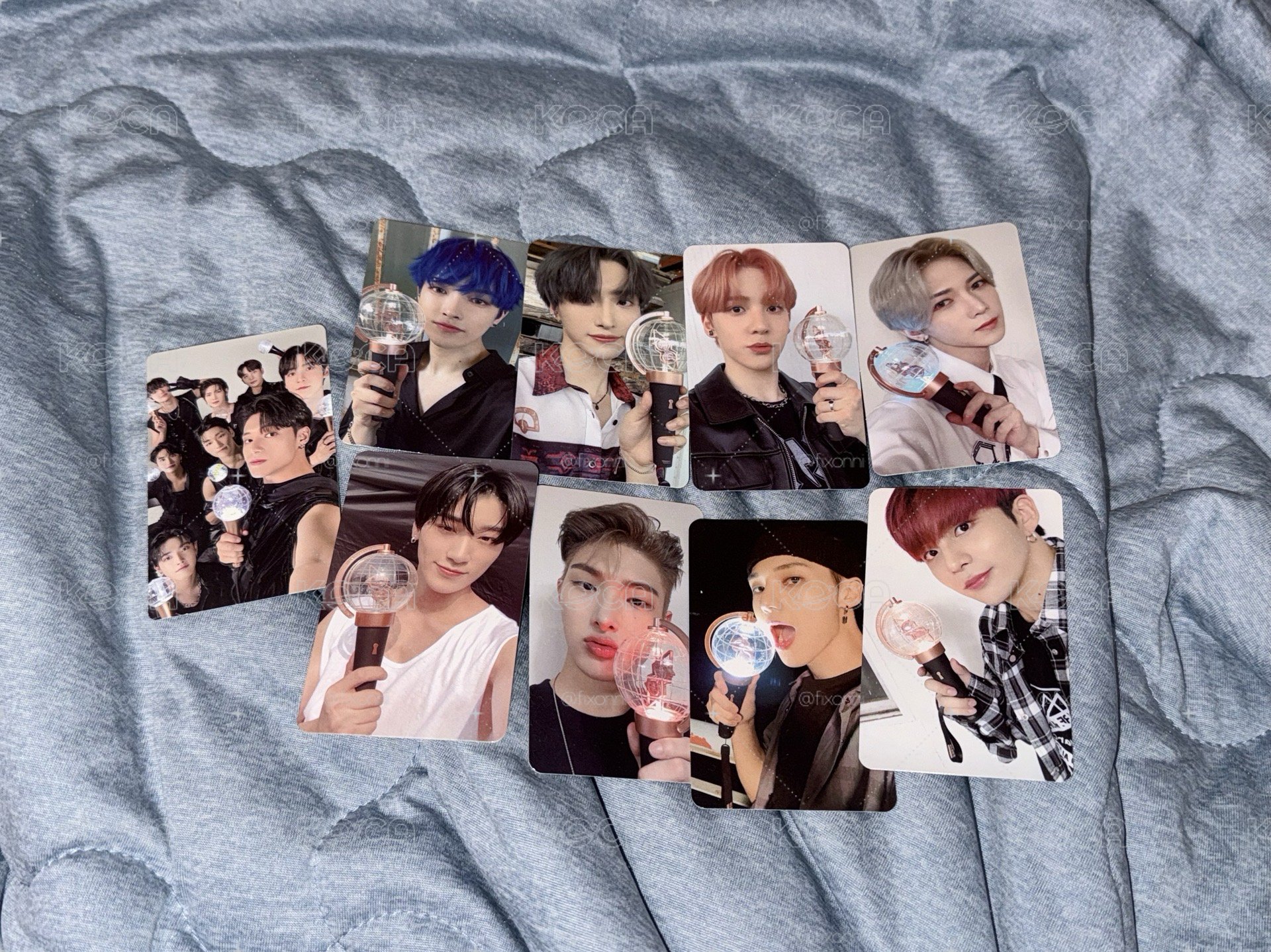 ATEEZ 一代+二代手燈含卡
