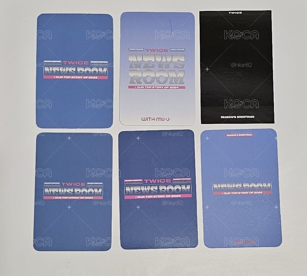 TWICE 2024 SEASON’S GREETINGS：TWICE NEWSROOM NAYEON特典