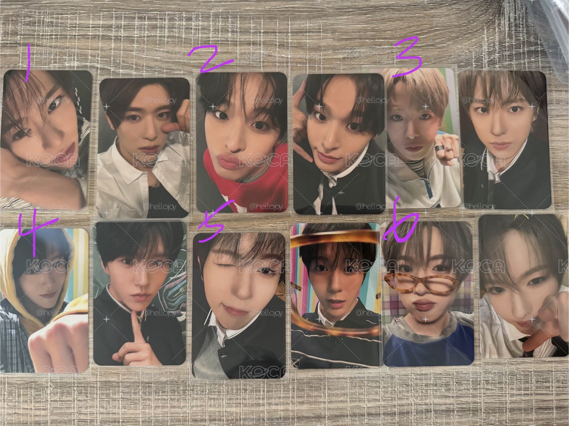 nct wish 日專小卡