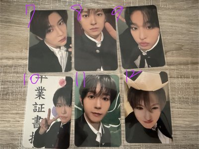 nct wish 日專小卡