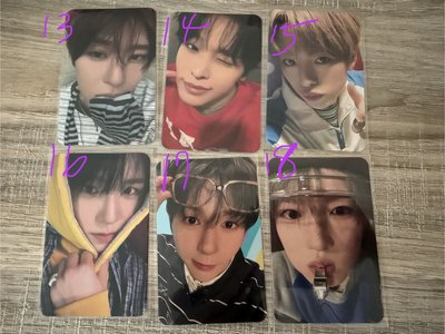 nct wish 日專小卡