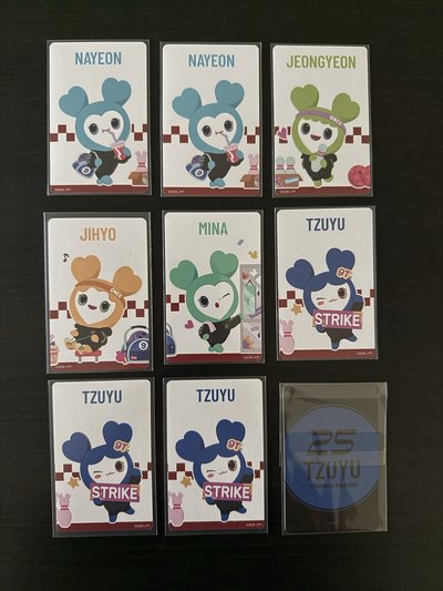 TWICE 六巡 新國立 升級禮 入場卡 / 場限卡 周邊手幅卡